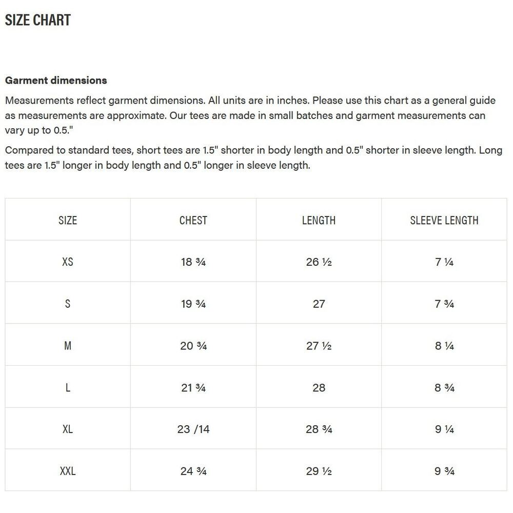 Buck Mason Men's Pima Cotton Curved Hem Crewneck Made in USA Tee T-Shirt - Picture 5 of 5